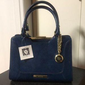 NWT Anne Klein Frame It Handbag